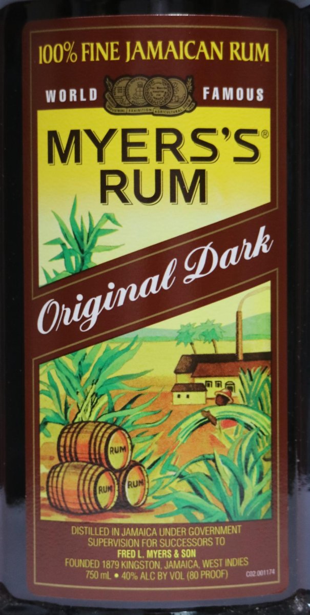 画像2: [特価] マイヤーズ ラム 並行品 40度 750ml (2)