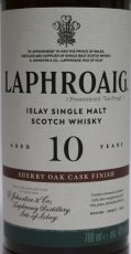 画像2: [特価] ラフロイグ 10年 シェリー オーク カスク フィニッシュ 並行品 箱付き 48度 700ml (2)