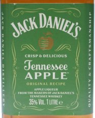 画像2: [数量限定特価] ジャックダニエル アップル リキュール 並行品 35度 1000ml (1L) (2)