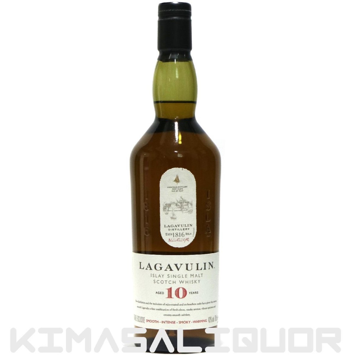 画像1: [特価] ラガヴーリン 10年 並行品 箱ナシ 43度 700ml (1)