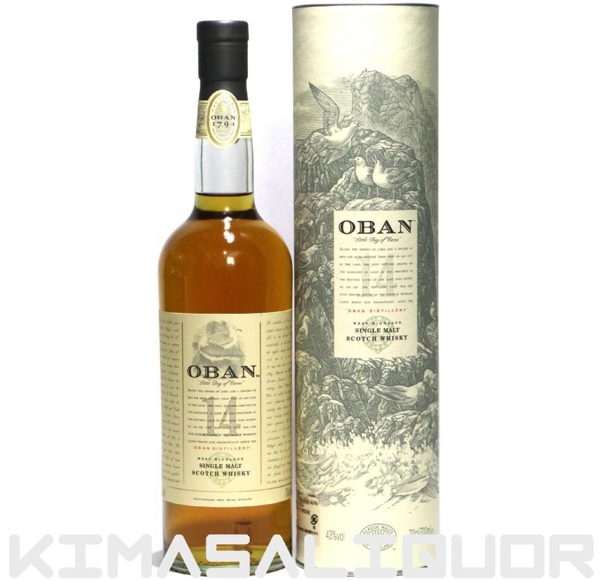 画像1: [特価] オーバン 14年 並行品 箱付き 43度 700ml (1)
