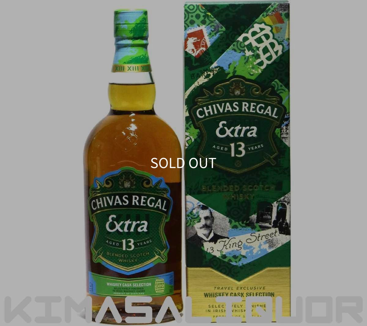 画像1: [特価] シーバスリーガル エクストラ 13年 EX アイリッシュカスク 並行品 箱付き 40度 1000ml (1L) (1)