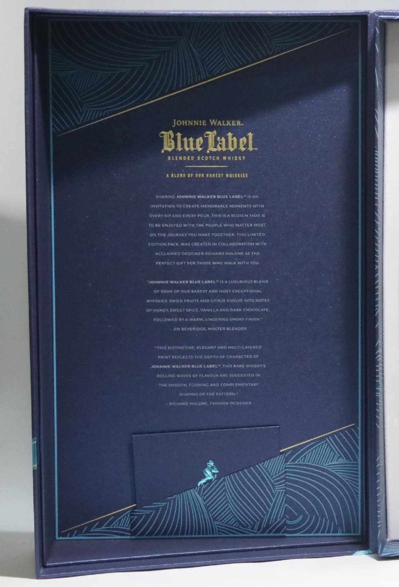画像3: ジョニーウォーカー ブルーラベル グランスオンパック 正規品 グラス・箱付き 40度 750ml (3)