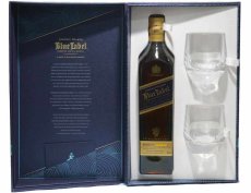 画像1: ジョニーウォーカー ブルーラベル グランスオンパック 正規品 グラス・箱付き 40度 750ml (1)