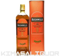 画像1: [特価] ブッシュミルズ 10年 シェリーカスク 並行品 箱付き 46度 1000ml (1L) (1)