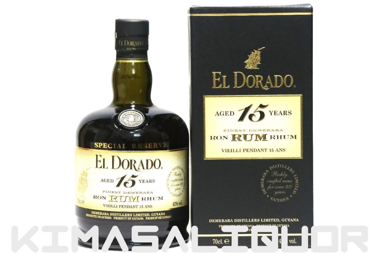 画像1: [特価] エルドラド 15年 並行品 箱付き 43度 700ml (1)