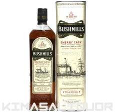 画像1: [特価] ブッシュミルズ スチームシップ シェリーカスク 並行品 箱付き 40度 1000ml (1L) (1)