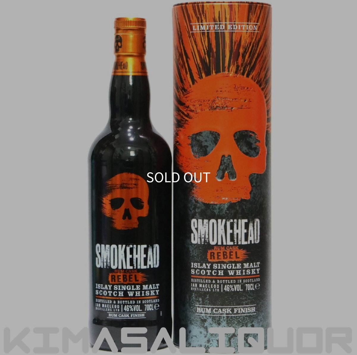 画像1: [特価] スモークヘッド ラムレベル ラム カスク 並行品 箱付き 46度 700ml (1)