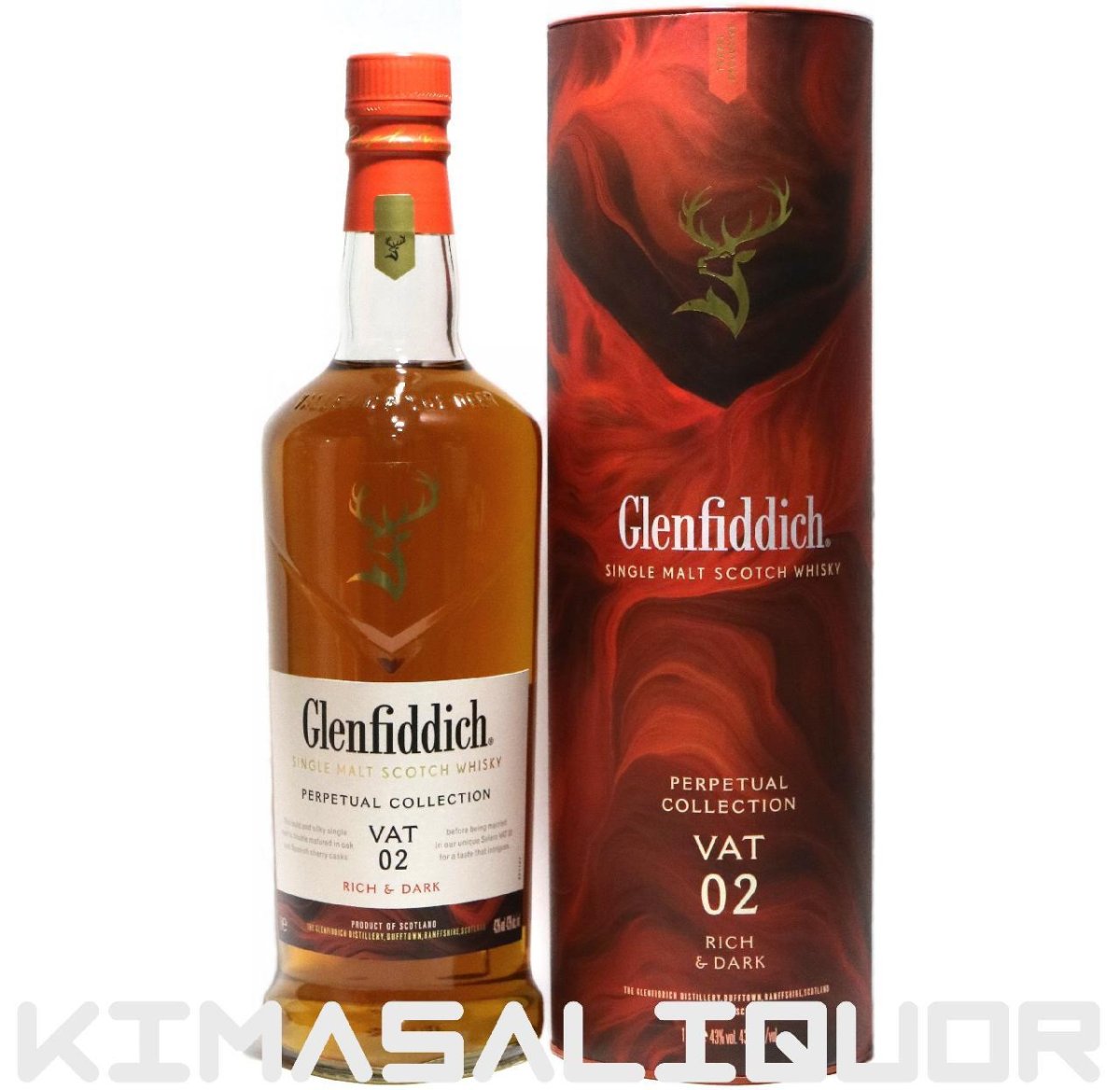 画像1: [特価] グレンフィディック パーペチュアル コレクション VAT02 並行品 箱付き 43度 1000ml (1L) (1)