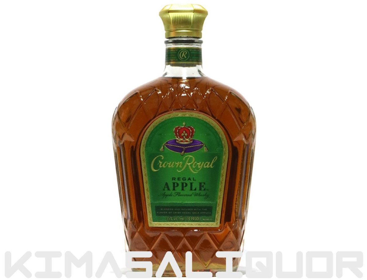 画像1: [特価] クラウンロイヤル （クラウンローヤル）  アップル 並行品 箱ナシ 35度 1000ml (1L) (1)