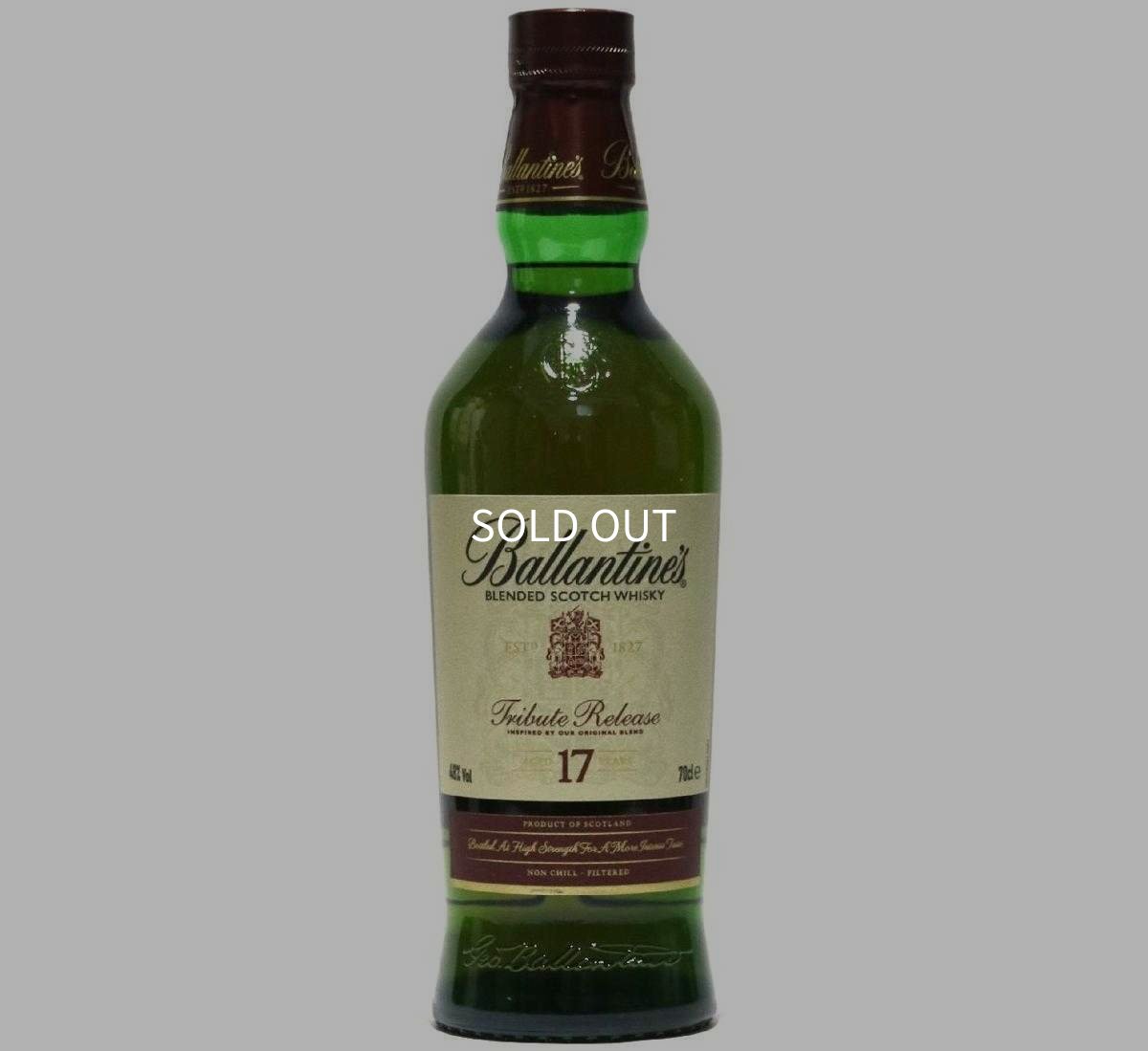 画像1: バランタイン 17年 トリビュートリリース 正規品 箱ナシ 48度 700ml (1)