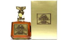 画像1: [古酒] サントリーウイスキー ローヤル 15年 ゴールドラベル クリアボトル 箱付き 43度 750ml (1)