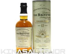 画像1: [特価] ザ・バルヴェニー 12年 ゴールデンカスク 並行品 箱付き 43度 700ml (1)
