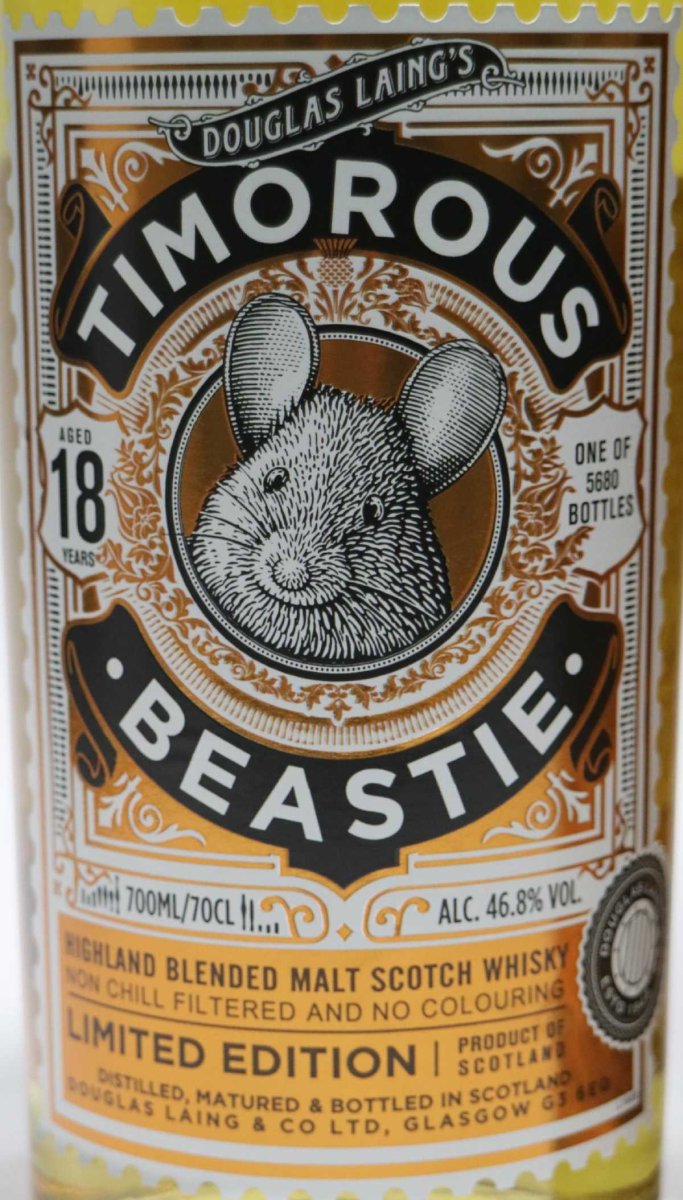 画像2: [特価] ティモラス ビースティ 18年（ダグラスレイン） 箱付き 46.8度 700ml (2)