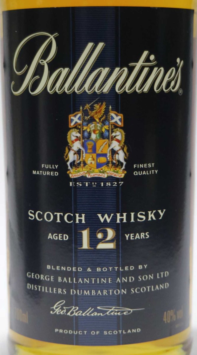 画像2: [古酒] バランタイン 12年 並行品 箱付き 40度 700ml (2)