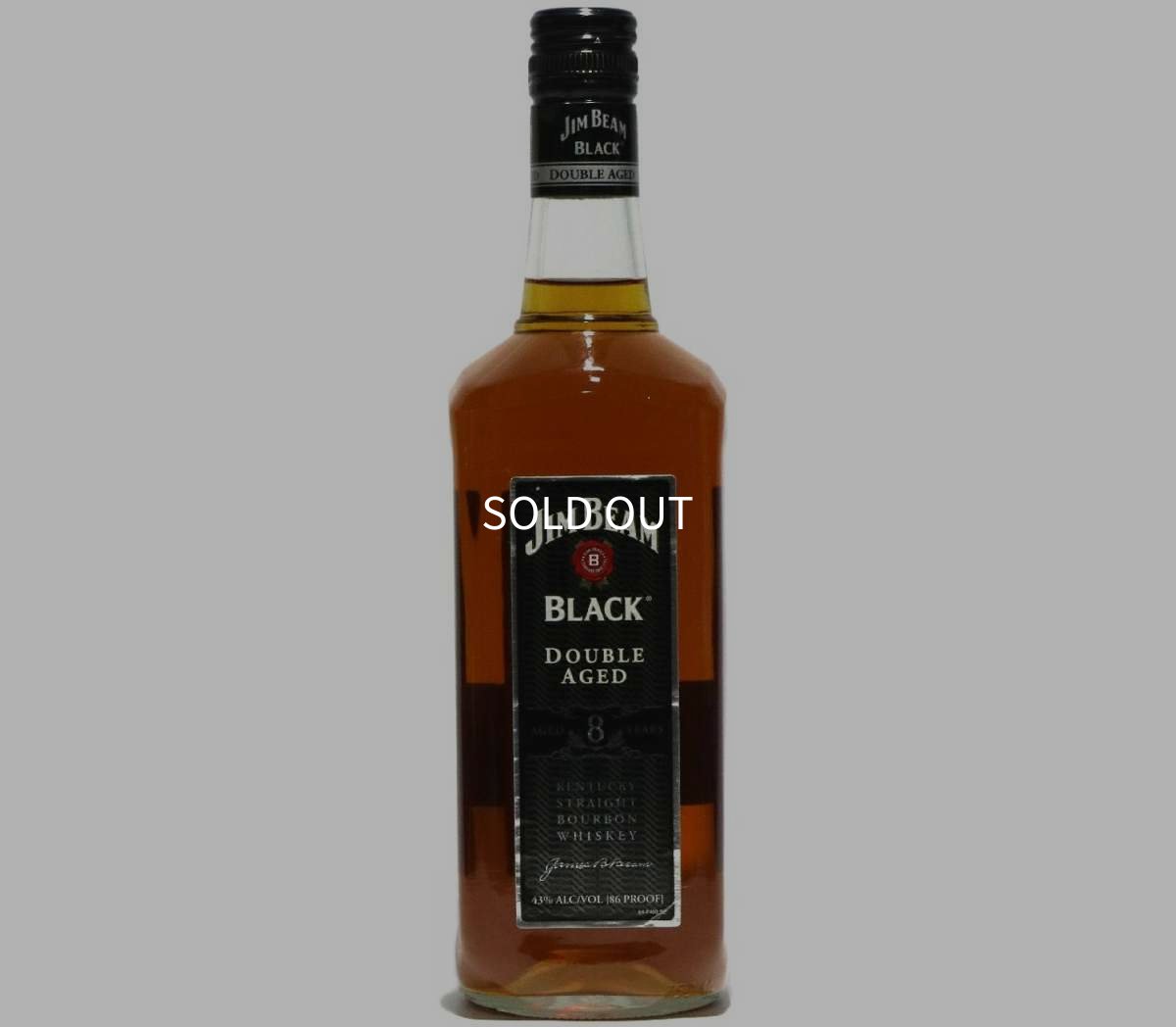 画像1: [古酒] ジムビーム ブラック 8年 並行品 43度 750ml (1)