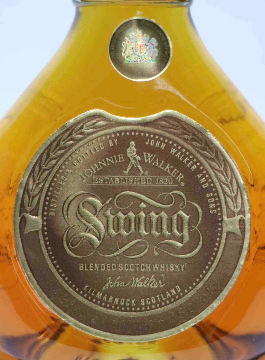 画像2: [古酒] ジョニーウォーカー スウィング （スイング） 正規品 43度 750ml (2)