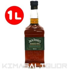 画像1: [特価] ジャックダニエル ボンデッド ライ 並行品 50度 1000ml (1L) (1)