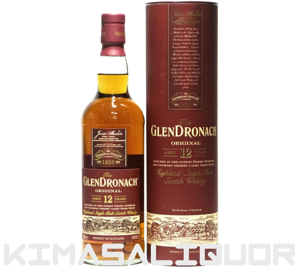 画像1: [数量限定特価] グレンドロナック 12年 並行品 箱付き 43度 700ml (1)