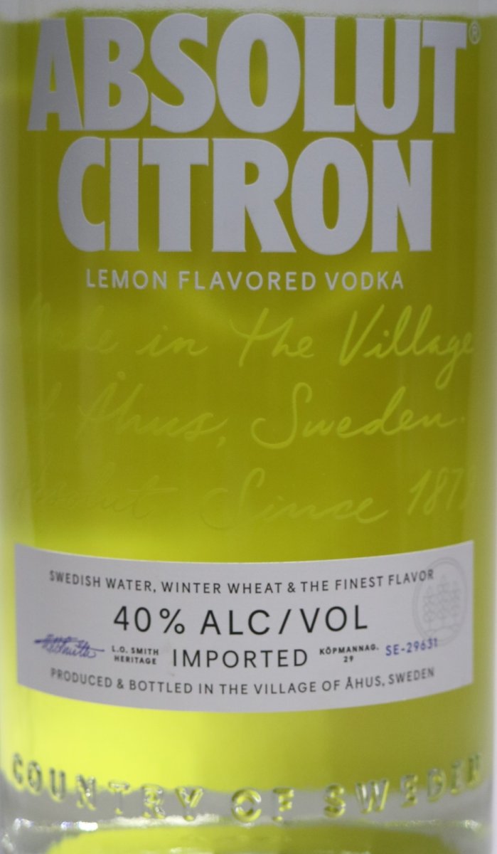 画像2: アブソルート ウォッカ シトロン 並行品 40度 750ml (2)