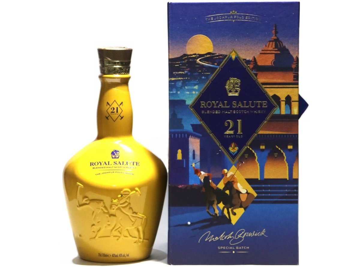 画像1: [アウトレット] ロイヤルサルート 21年 ポロ ジョードブル 並行品 箱付き 40度 700ml (1)