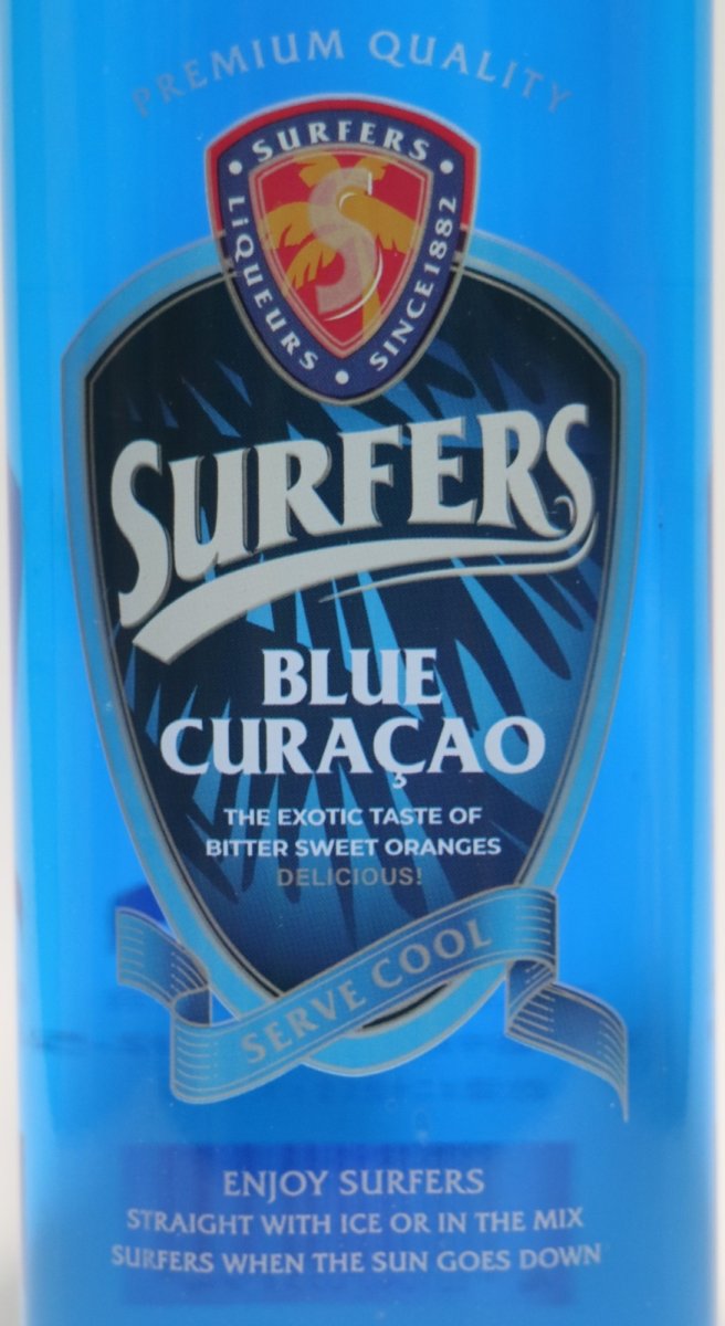 画像2: サーファーズ ブルーキュラソー 正規品 15度 700ml (2)