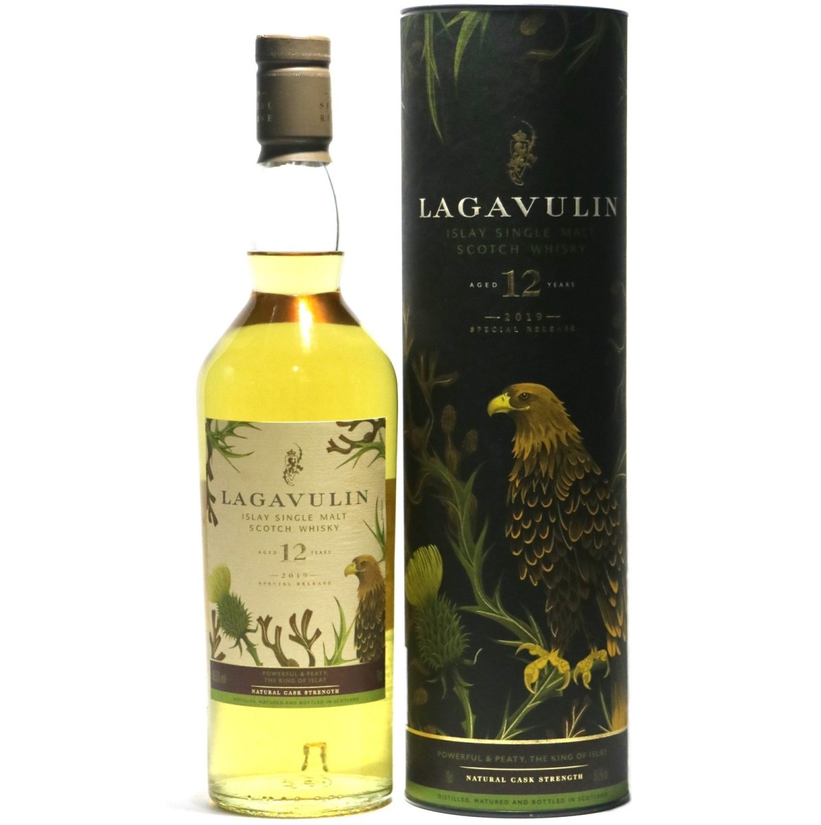 画像1: ラガヴーリン 12年 スペシャルリリース 2019 並行品 箱付き 56.5度 700ml ※キャップシールにダメージがあります (1)