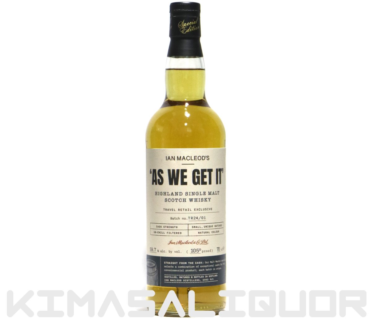 画像1: アズ ウィー ゲット イット ハイランドモルト 並行品 箱ナシ 59.7度 700ml (1)