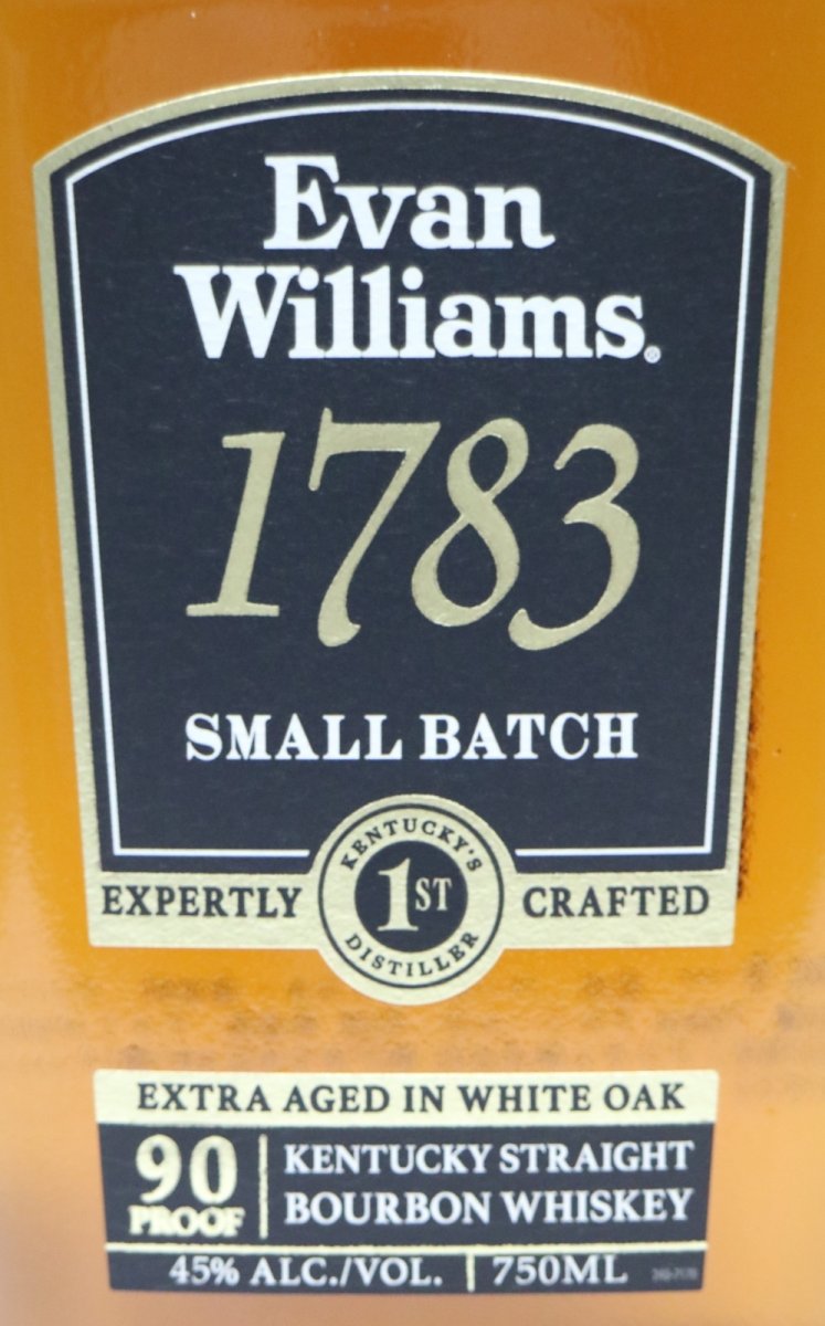 画像2: エヴァンウィリアムス 1783 並行品 43度 750ml (2)
