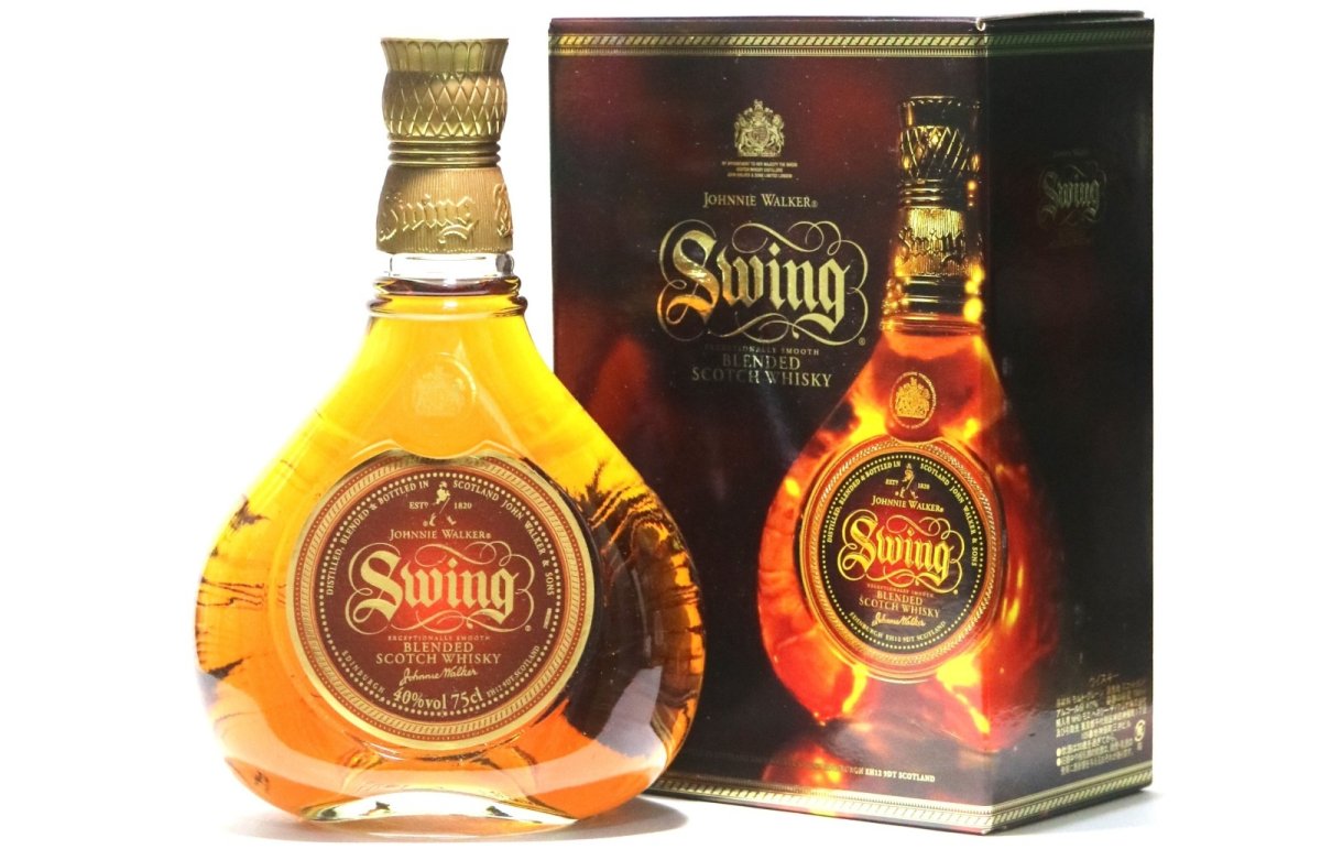 画像1: [古酒] ジョニーウォーカー スウィング （スイング） 正規品 箱付き 40度 750ml (1)
