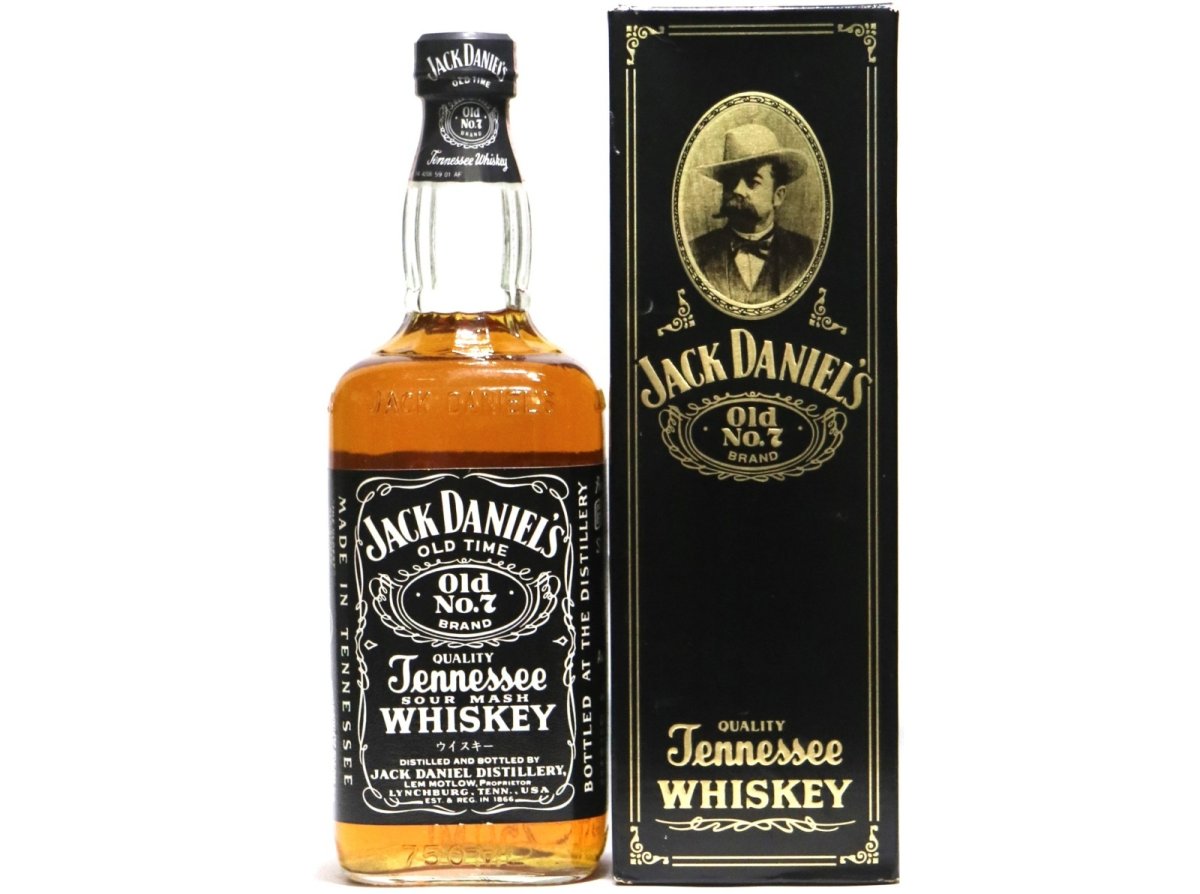 画像1: [古酒] ジャックダニエル ブラック 正規品 箱付き 43度 750ml (1)