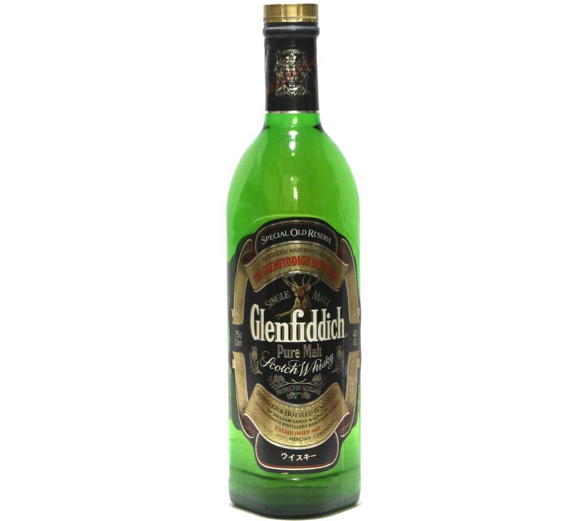 画像1: [古酒] グレンフィディック ピュアモルト 正規品 43度 750ml (1)