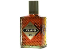 画像1: ＩＷハーパー 12年 正規品 箱ナシ 43度 750ml ※キャップシールにダメージがあります (1)