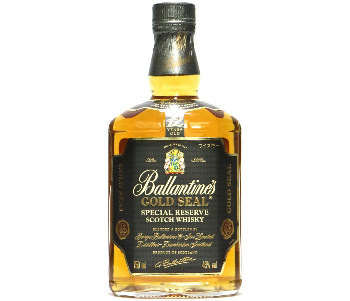 画像2: [古酒] バランタイン 12年 ゴールドシール 正規品 箱付き 43度 750ml (2)