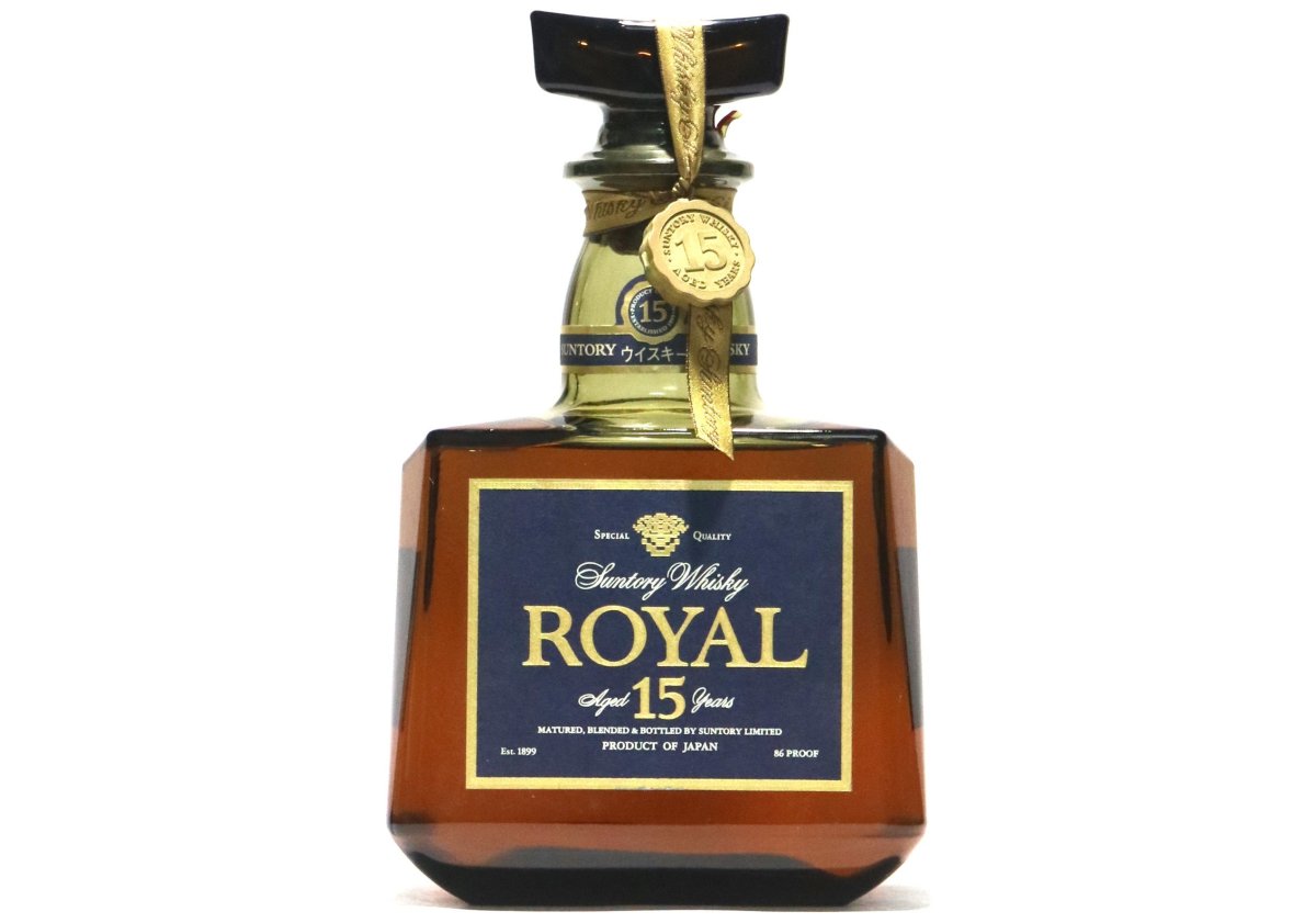 画像1: [古酒] サントリーウイスキー ローヤル 15年 プレミアム 43度 700ml (1)