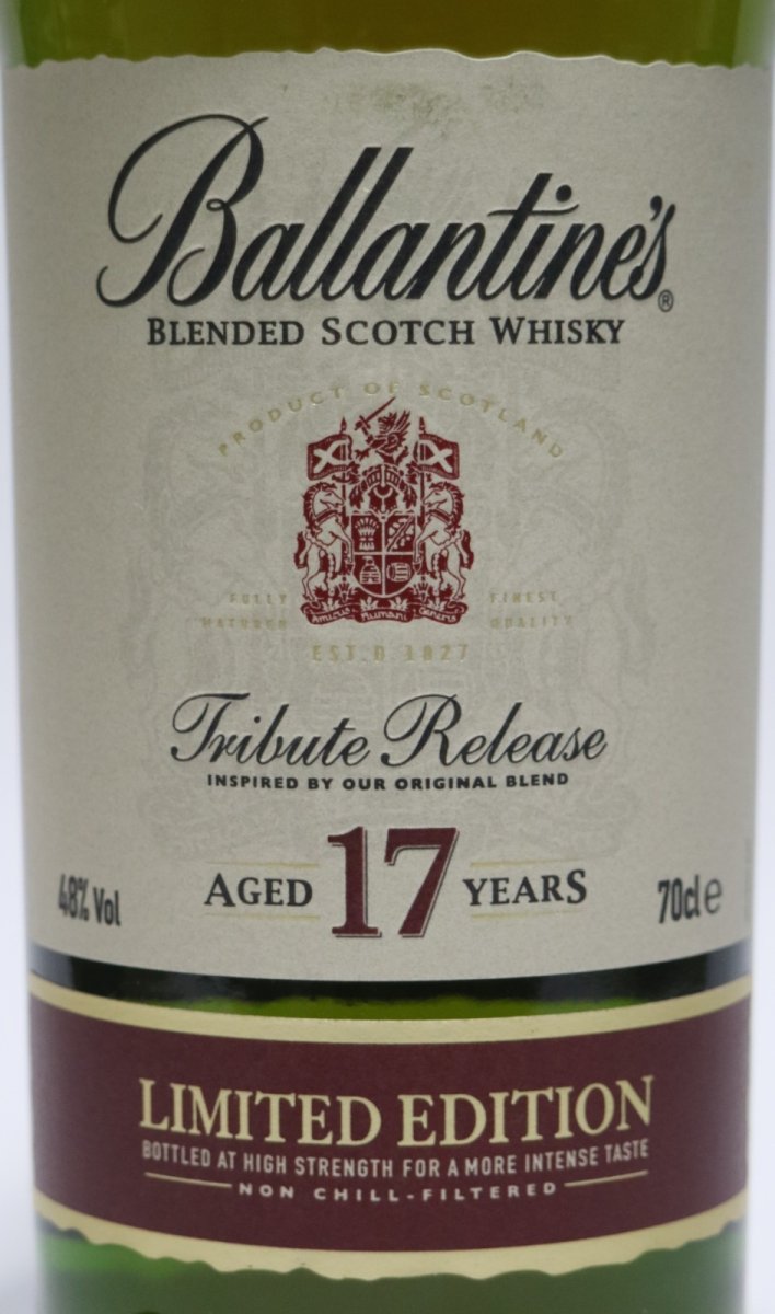 画像2: バランタイン 17年 トリビュートリリース 正規品 箱ナシ 48度 700ml (2)