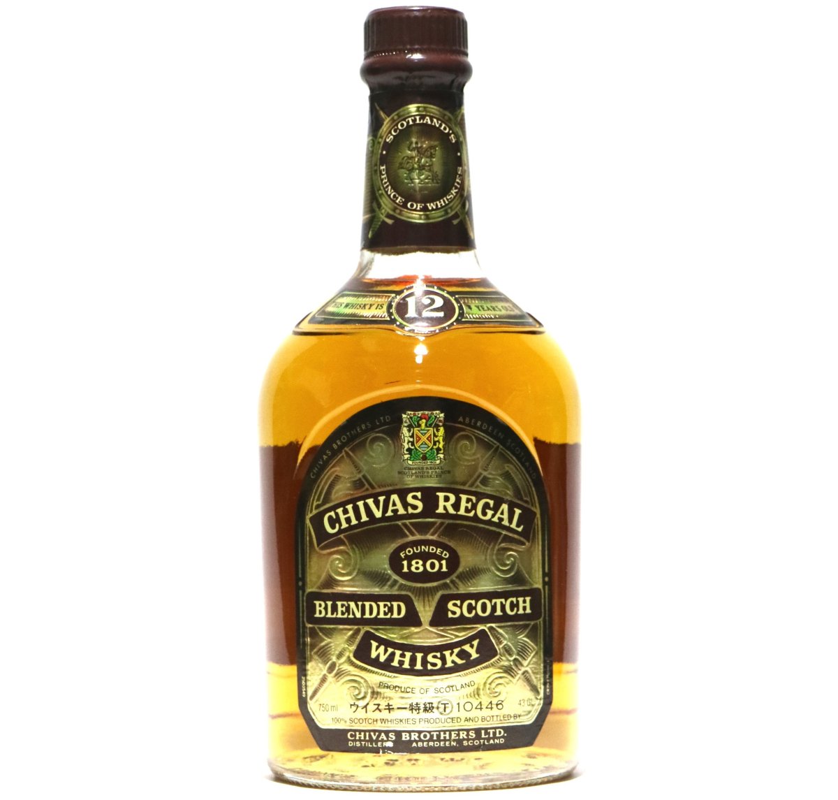 画像1: [古酒] シーバスリーガル 12年 特級表示 正規品 43度 750ml (1)