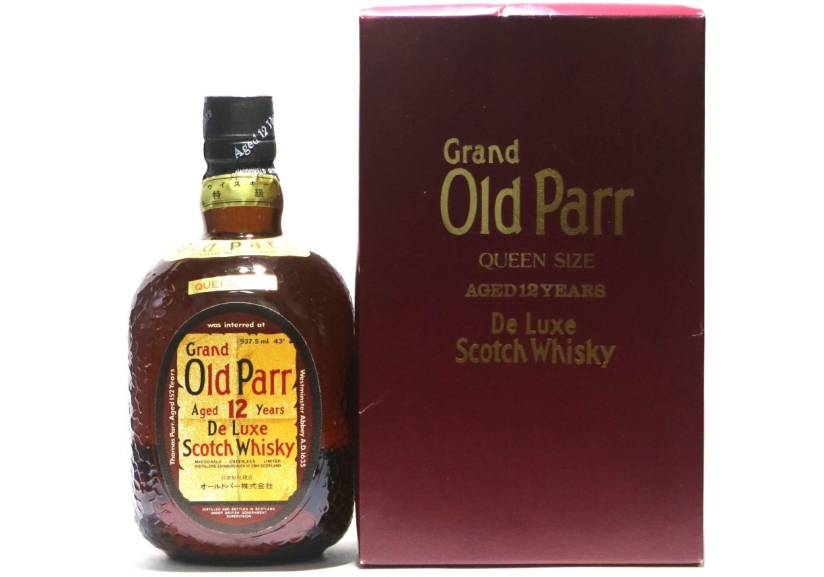 画像1: [古酒] オールドパー 12年 デラックス クイーンサイズ 特級表示 正規品 箱付き 43度 937.5ml (1)