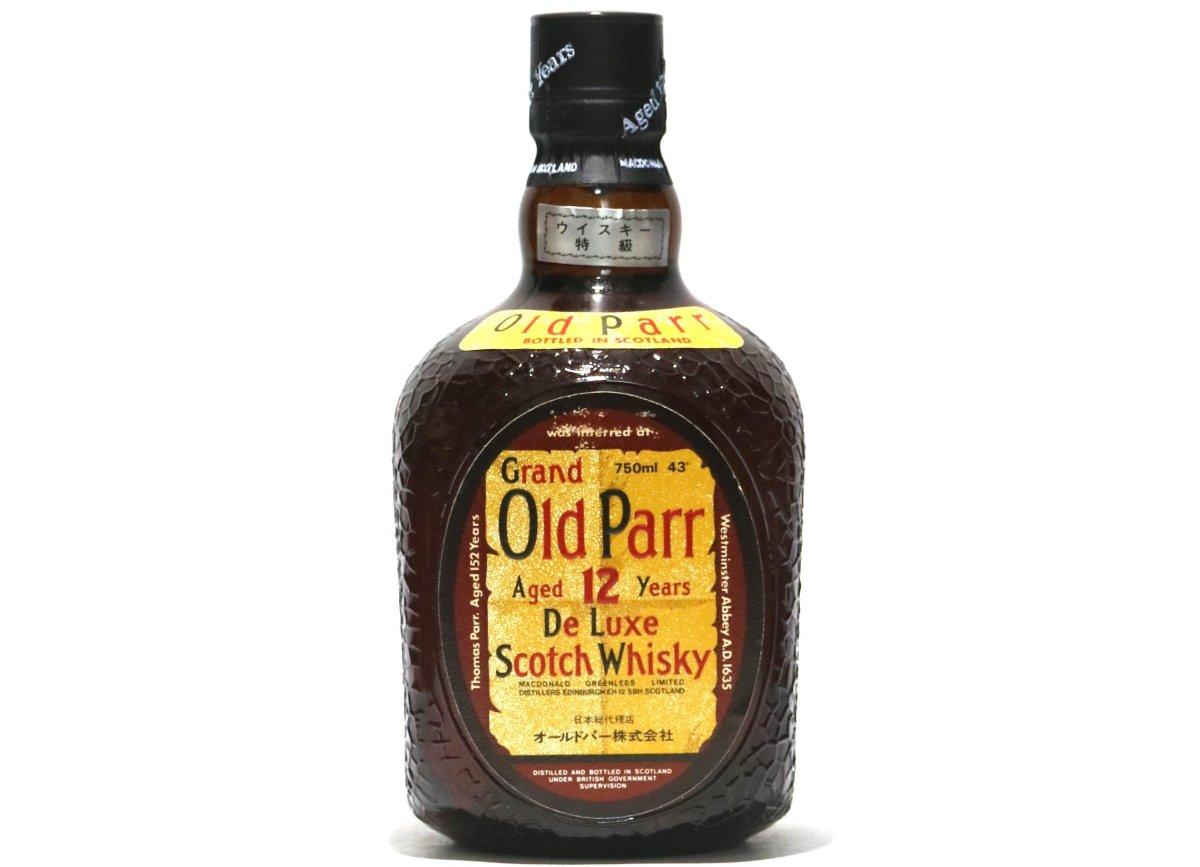 画像1: [古酒] オールドパー 12年 デラックス 特級表示 正規品 箱付き 43度 750ml (1)