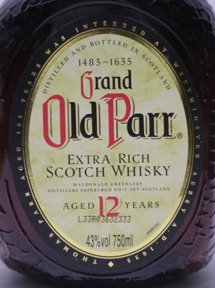 画像2: オールドパー 12年 正規品 旧ラベル 43度 750ml (2)