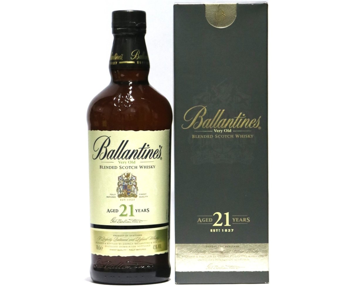 画像1: [古酒] バランタイン 21年 並行品 箱付き 43度 700ml (1)